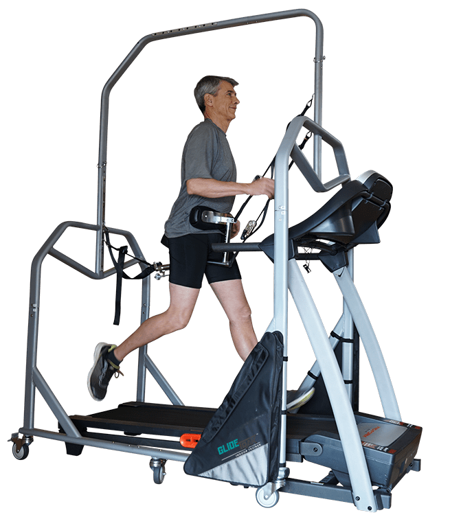 GlideTrak Parkinsons/ Stroke Gait Training walking practice